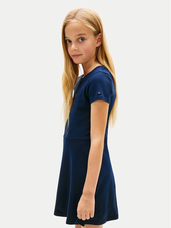 Tommy Hilfiger Ежедневна рокля Skater KG0KG09284 Regular Fit