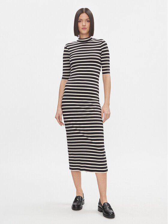 Tommy Hilfiger Ежедневна рокля WW0WW40610 Slim Fit