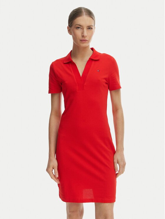 Tommy Hilfiger Ежедневна рокля WW0WW42567 Slim Fit