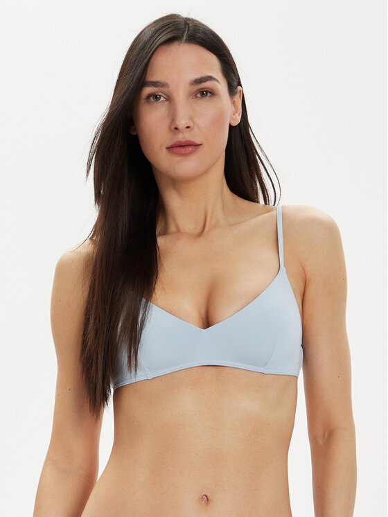 Tommy Hilfiger Горнище на бански UW0UW05307 Светлосиньо