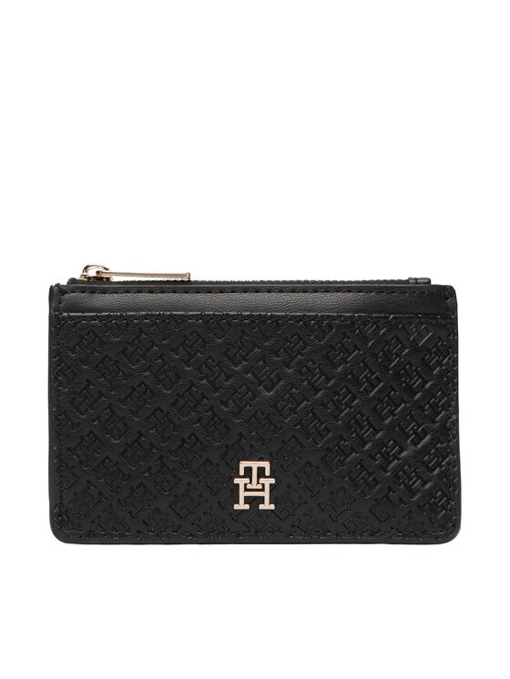 Tommy Hilfiger Калъф за кредитни карти Th Icon Long Cc Holder Mono AW0AW19166
