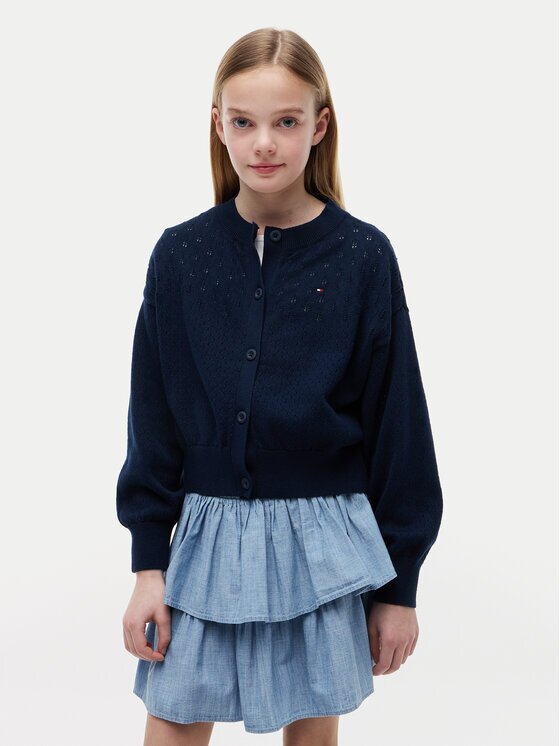 Tommy Hilfiger Кардиган Pointelle KG0KG09503 Relaxed Fit