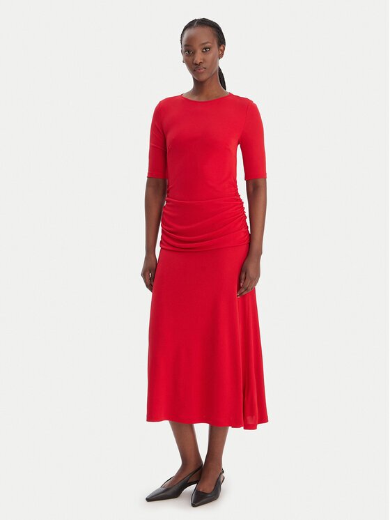 Tommy Hilfiger Коктейлна рокля Festive WW0WW47872 Slim Fit
