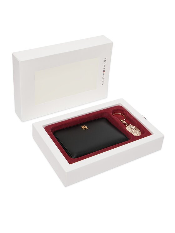 Tommy Hilfiger Компелкт портфейл и ключодържател Th Gifting Med Za + Charm AW0AW18955