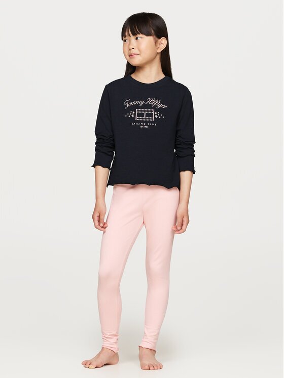 Tommy Hilfiger Комплект блуза и клин Ls Pj Legging Set UG0UG00763 Regular Fit