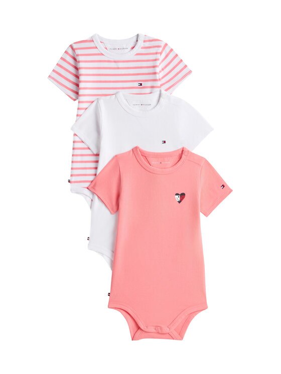 Tommy Hilfiger Комплект детски бодита KN0KN02373 Светлосиньо