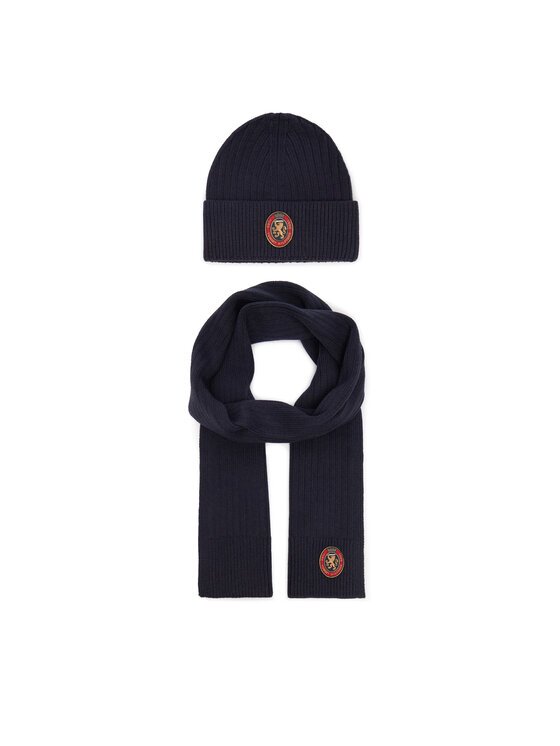Tommy Hilfiger Комплект шал и шапка Th Crest Giftpack AM0AM14586