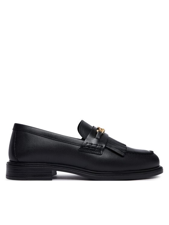 Tommy Hilfiger лоуфъри с дебела подметка Th Chain Fringe Leather Loafer FW0FW09668