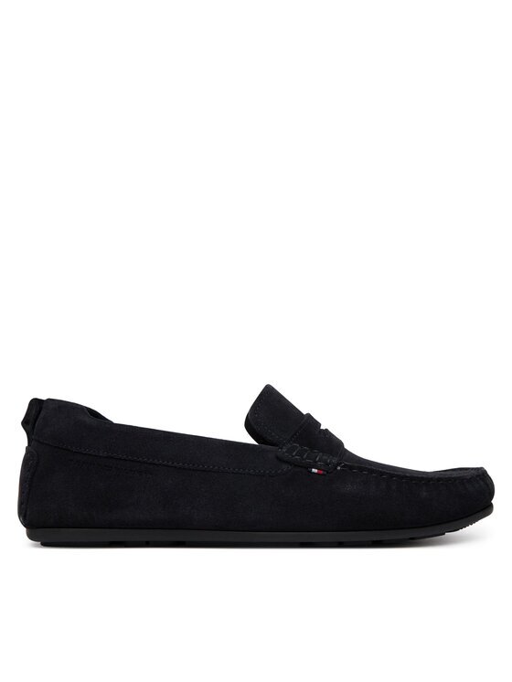 Tommy Hilfiger Мокасини Core Hilfiegr Suede Driver FM0FM05789 Тъмносин