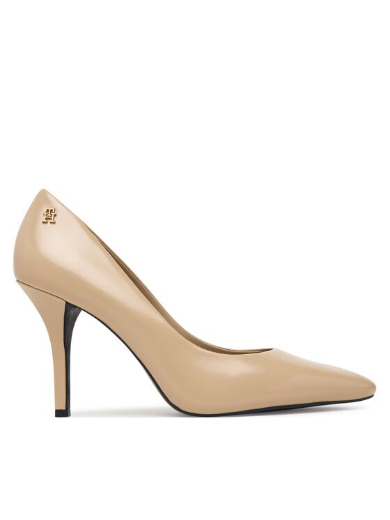 Tommy Hilfiger Обувки на ток High Heel Court Leather Shoe FW0FW09527
