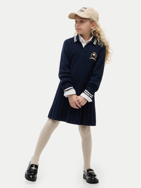 Tommy Hilfiger Плетена рокля KG0KG09610 Regular Fit