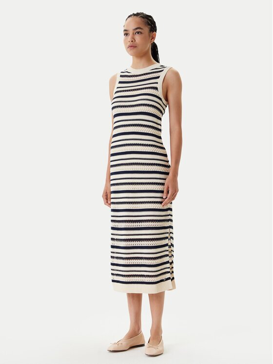 Tommy Hilfiger Плетена рокля WW0WW45649 Slim Fit