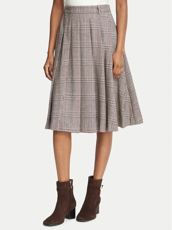 Tommy Hilfiger Плисирана пола WW0WW52233 A-Line Fit