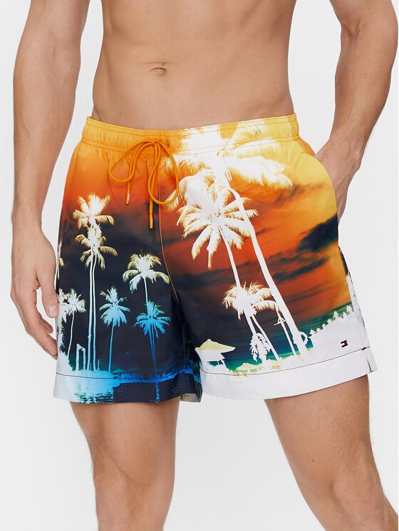 Tommy Hilfiger Плувни шорти Photoprint UM0UM03295 Regular Fit