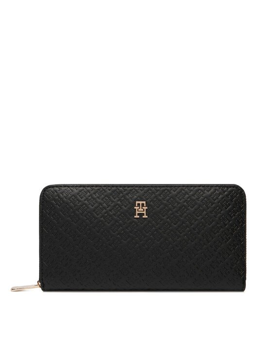Tommy Hilfiger Портфейл Th Icon Lrg Za Mono AW0AW18482