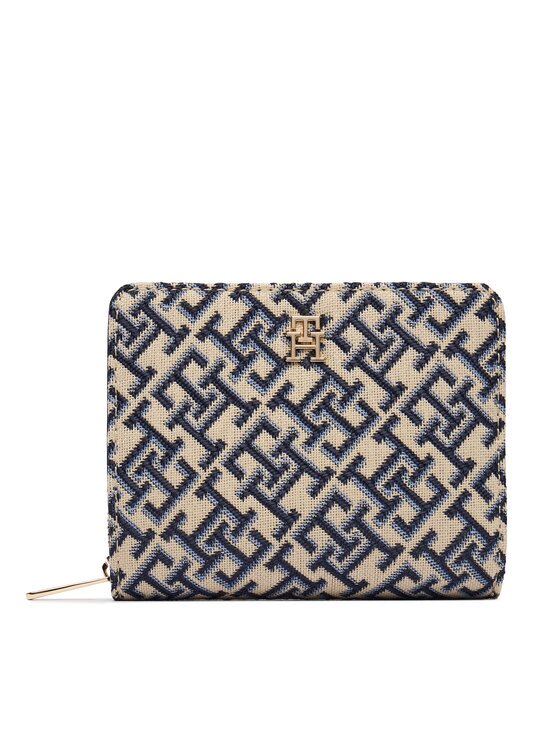 Tommy Hilfiger Портфейл Th Icon Med Za W/ Flap Jacquard AW0AW18759