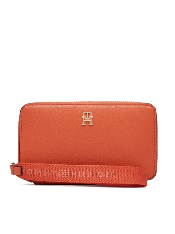 Tommy Hilfiger Дамска чанта Th Logotape Compact Zip Around AW0AW18699