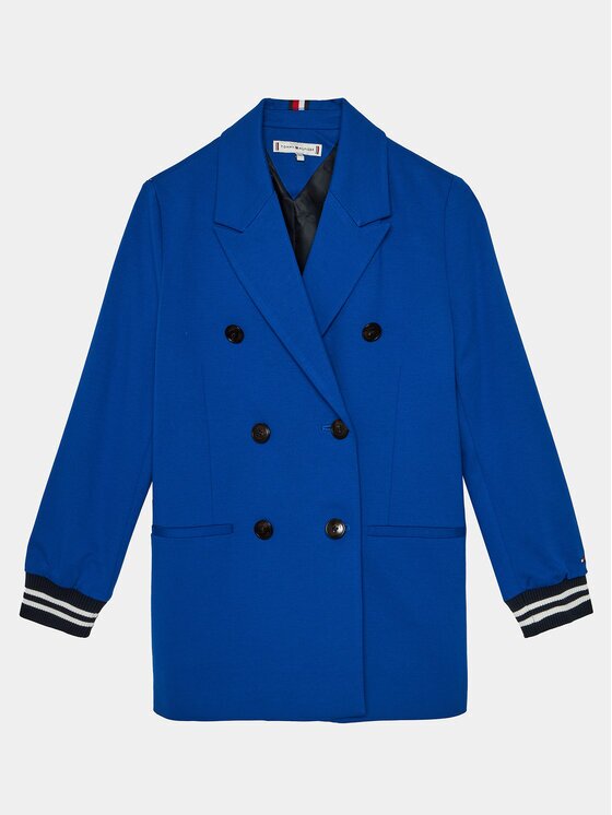 Tommy Hilfiger Преходно палто Knitted Blazer KG0KG07796 Regular Fit