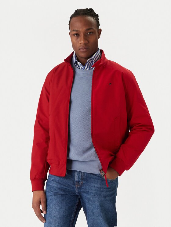 Tommy Hilfiger Преходно яке Harrington MW0MW37647 Regular Fit