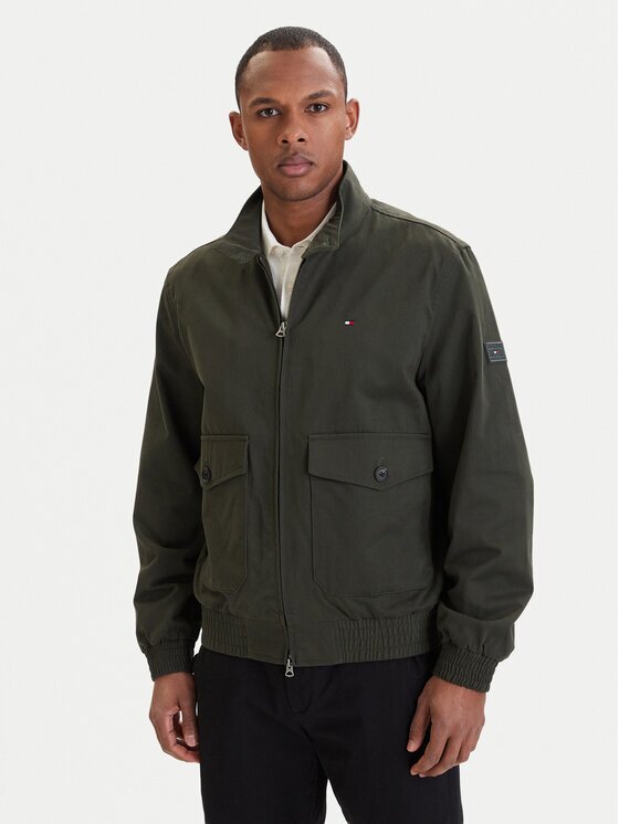 Tommy Hilfiger Преходно яке Harrington MW0MW42507 Regular Fit