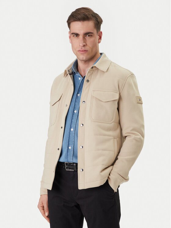 Tommy Hilfiger Риза-яке Mix Media MW0MW42486 Regular Fit