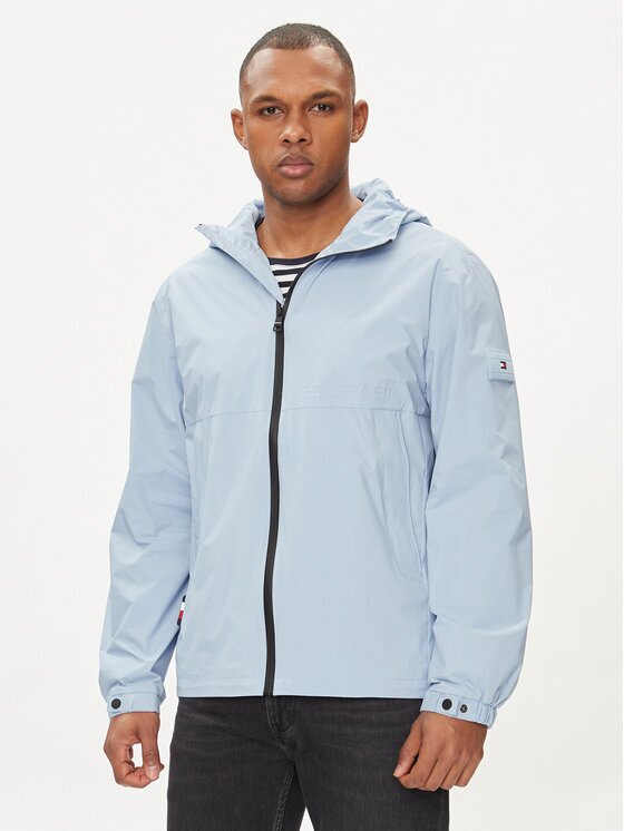 Tommy Hilfiger Преходно яке Portland MW0MW34456 Светлосиньо Regular Fit