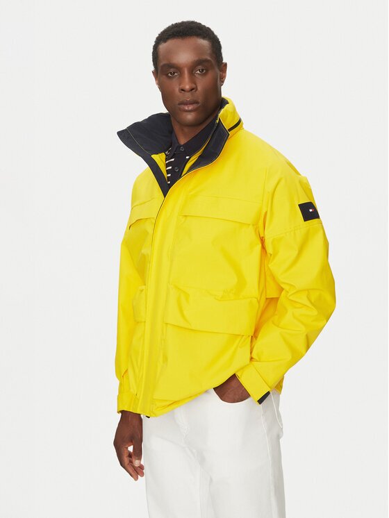 Tommy Hilfiger Преходно яке Regatta Mid Length Jacket MW0MW39200 Loose Fit