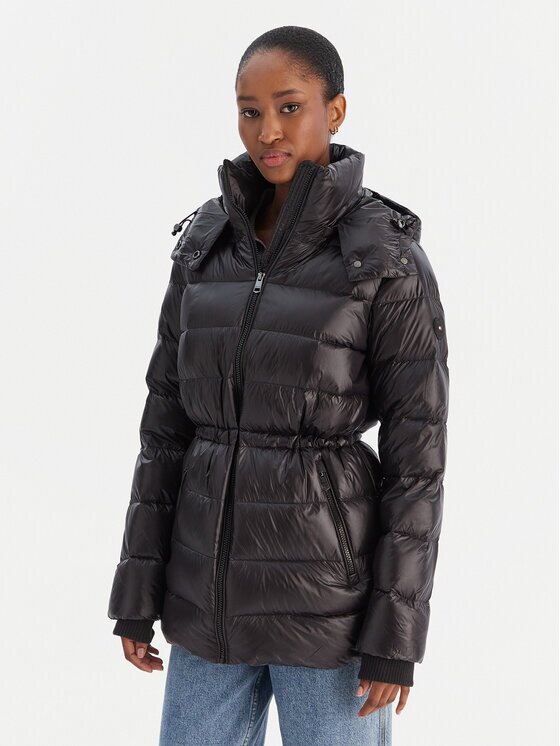 Tommy Hilfiger Пухено яке Gloss WW0WW47355 Regular Fit