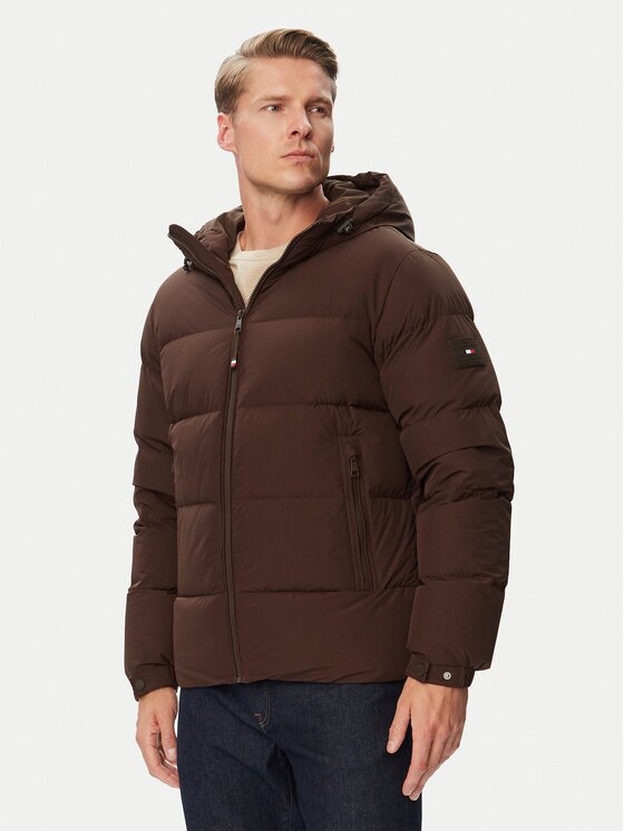 Tommy Hilfiger Пухено яке MW0MW45303 Regular Fit