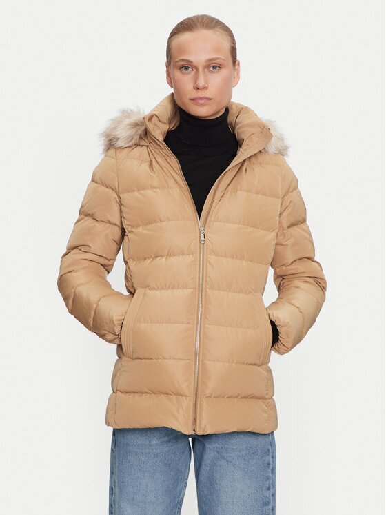 Tommy Hilfiger Пухено яке WW0WW43600 Regular Fit