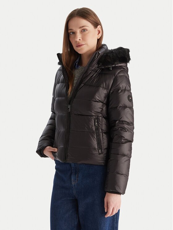 Tommy Hilfiger Пухено яке WW0WW47354 Slim Fit