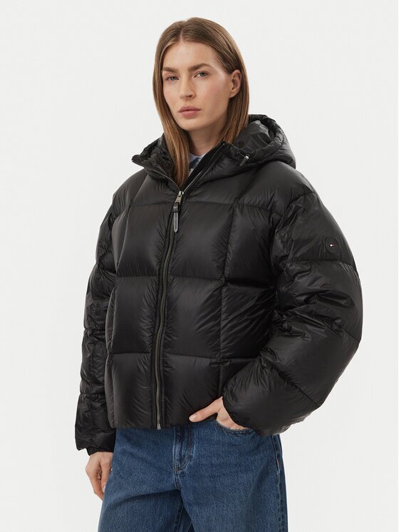 Tommy Hilfiger Пухено яке WW0WW51517 Relaxed Fit