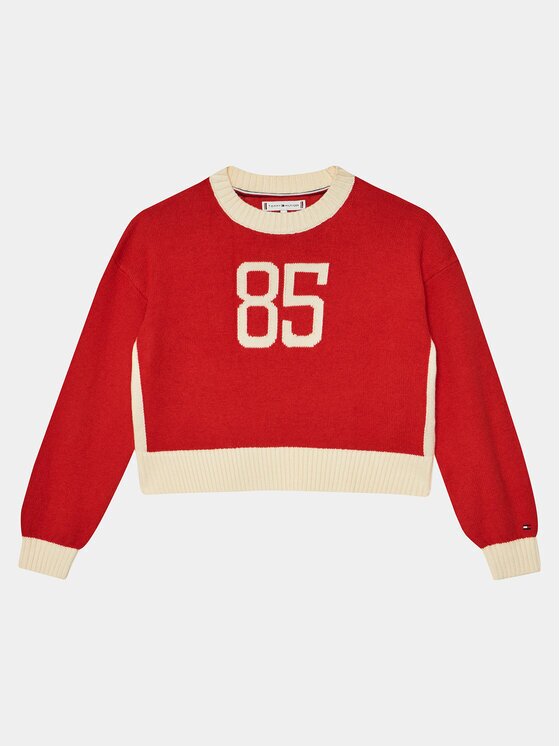 Tommy Hilfiger Пуловер 85 Varsity Sweater KG0KG07770 Regular Fit