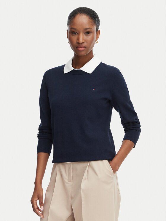 Tommy Hilfiger Пуловер Cable Fine WW0WW44984 Regular Fit