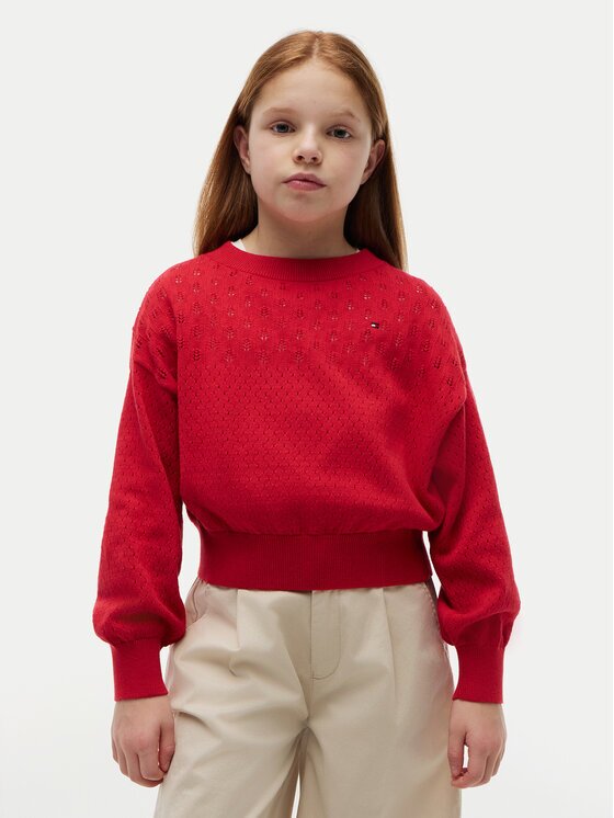 Tommy Hilfiger Пуловер Pointelle KG0KG09504 Relaxed Fit