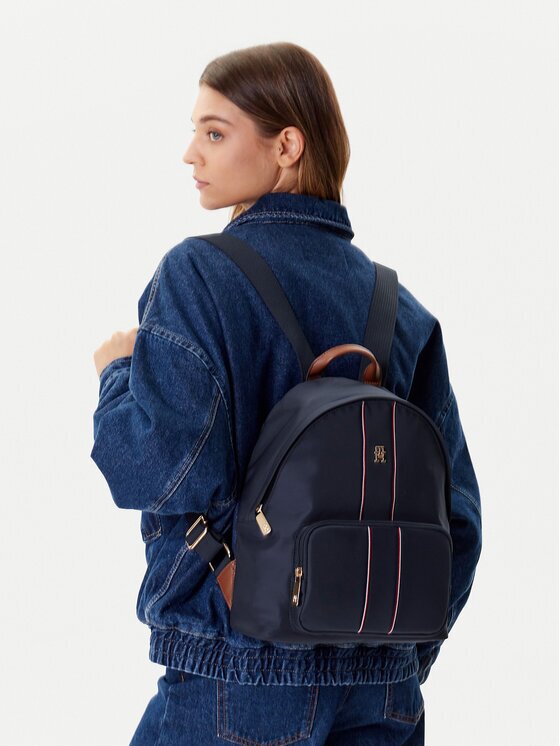 Tommy Hilfiger Раница Popette Dome AW0AW17651 Тъмносин