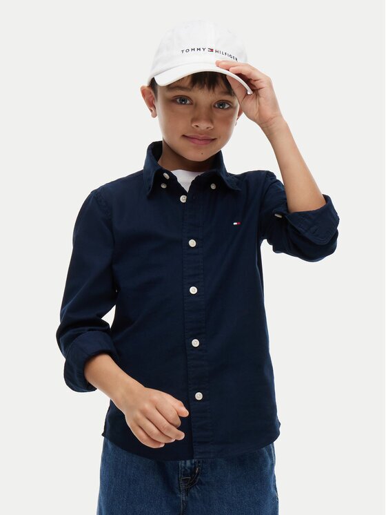 Tommy Hilfiger Риза Flag Oxford KB0KB10192 Regular Fit