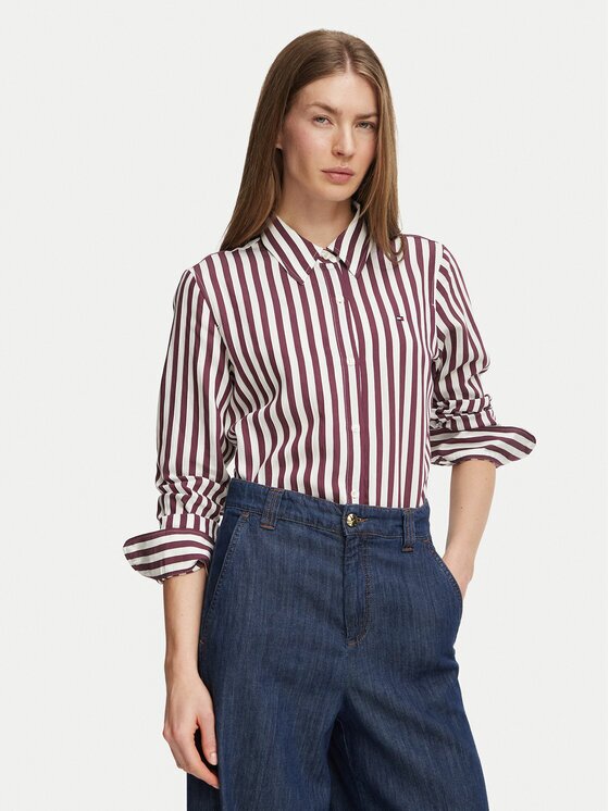 Tommy Hilfiger Риза Fliud WW0WW52927 Regular Fit