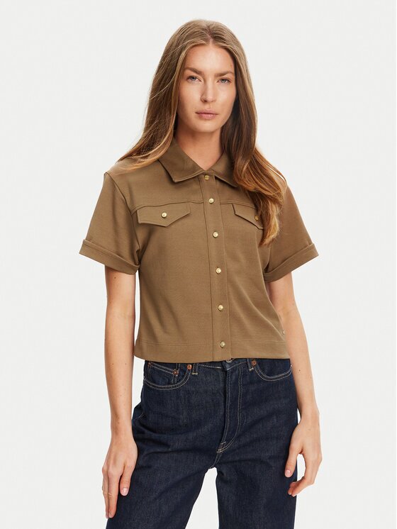 Tommy Hilfiger Риза Gold Button WW0WW44626 Regular Fit