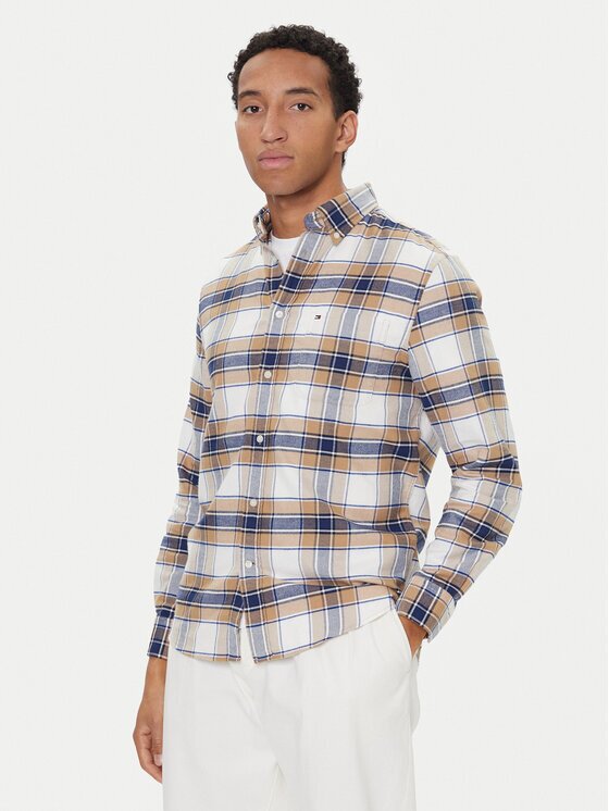Tommy Hilfiger Риза Hero MW0MW40473 Regular Fit
