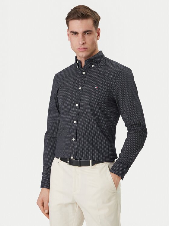 Tommy Hilfiger Риза MW0MW42460 Slim Fit