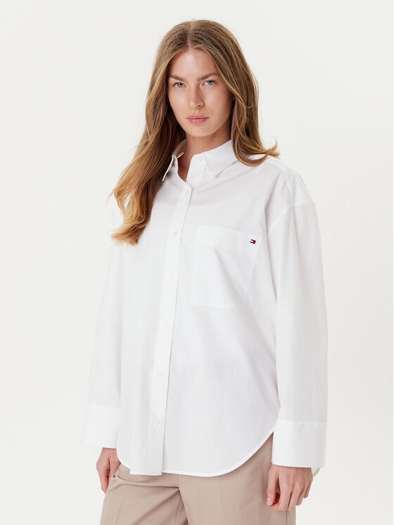 Tommy Hilfiger Риза New Easy WW0WW45892 Relaxed Fit