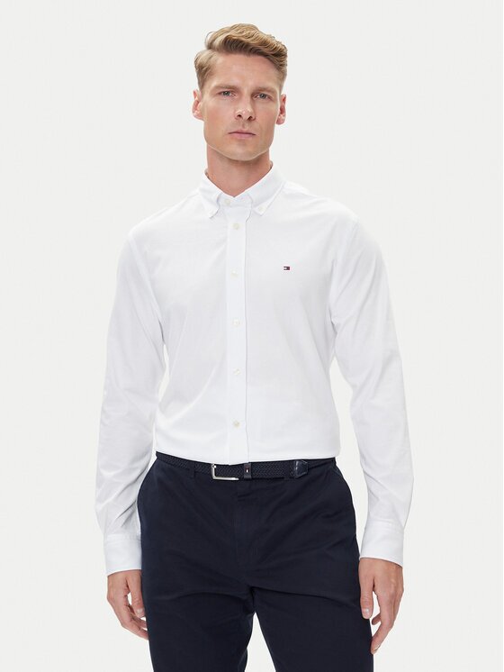 Tommy Hilfiger Риза Performance MW0MW39418 Slim Fit