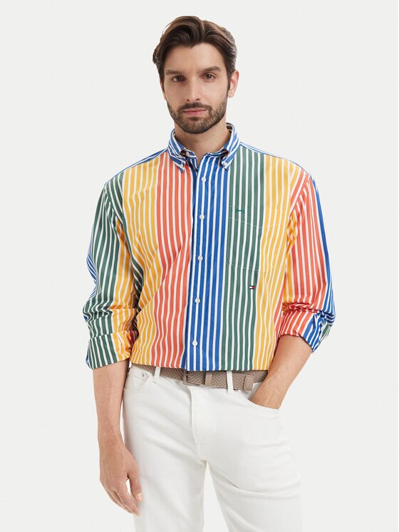 Tommy Hilfiger Риза Prep MW0MW43303 Regular Fit