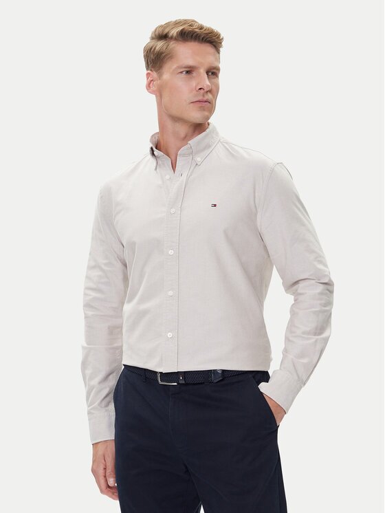 Tommy Hilfiger Риза Solid Heritage MW0MW35774 Regular Fit