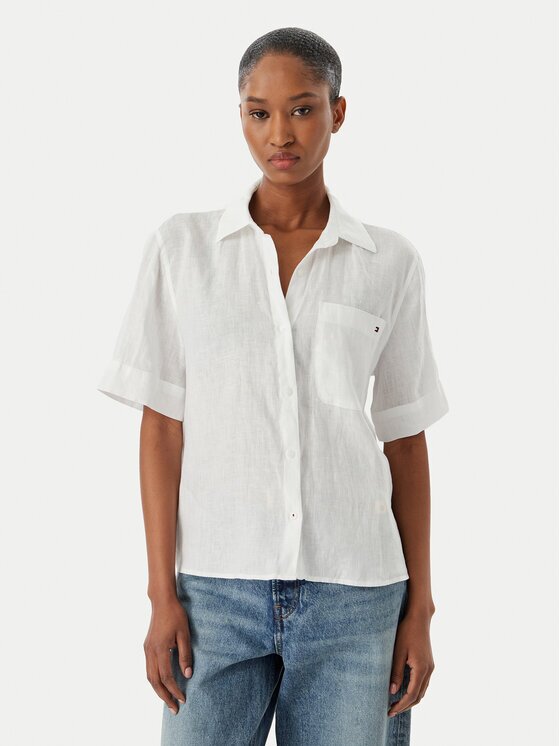 Tommy Hilfiger Риза WW0WW48925 Relaxed Fit