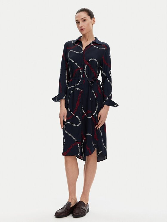 Tommy Hilfiger Рокля тип риза WW0WW44665 Regular Fit