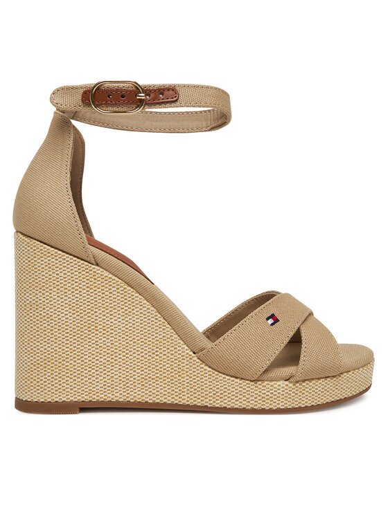 Tommy Hilfiger Сандали Flag High Wedge Espad Crisscross FW0FW08661
