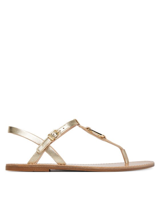 Tommy Hilfiger Сандали Leather Thong Sandal Gold FW0FW09331