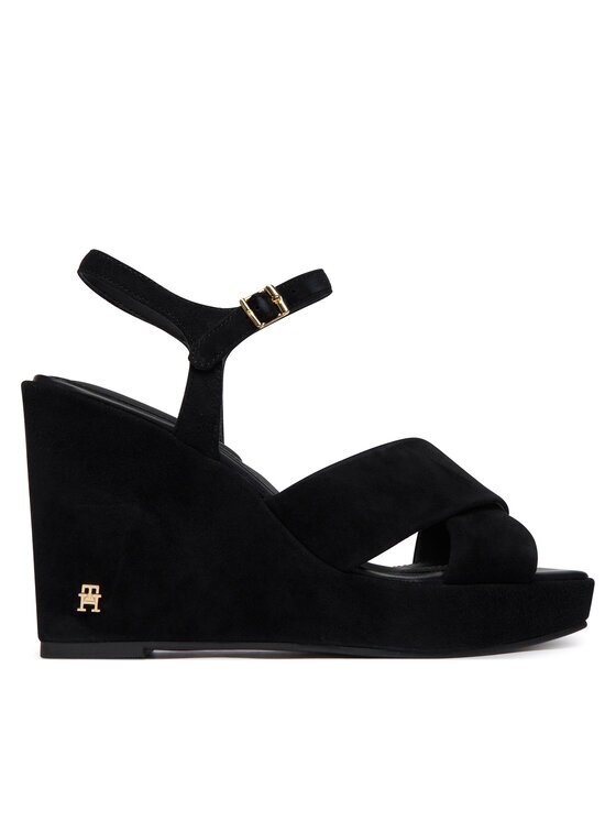 Tommy Hilfiger Сандали Suede Wrapped High Wedge FW0FW09218